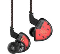 SHIBA-KZ ES4 HiFi Casque in Ear Écouteurs Stéréo Écouteurs, Écouteurs Hybrid avec Dynamique et Pilote d'Armature Casque Basse Puis[9