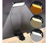 SHIBA-Lampe De Lecture 16 Led, Rechargeable Lampe Pince,Lampe De Chevet Enfant,3 Couleurs,Lampe à Livre Flexible à 360°,LéGèRe Et [5