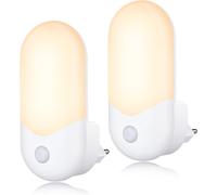 SHIBA-Lampe de nuit avec capteur de lumière pour enfants - 2 pièces LED Lampe de nuit pour enfants Lampe d'orientation chaude et b[4