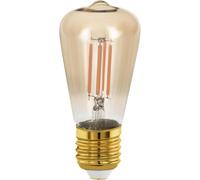 SHIBA-Led Ampoules Vintage Ampoule 4W Dimmable Antique Edison Ampoule Led Filament 220/240V G95 Coeur Chaleur Lueur (Doré)[2058]