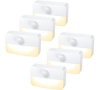 SHIBA-LED Veilleuse Lampes Détecteur de Mouvement, Autocollantes pour l'intérieur, Lampes de Cuisine Alimentées par Batterie, Armo[2