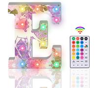 Shiba-Lettres Lumineuses À Led À Paillettes - 18 Couleurs Changeantes - Avec Télécommande - Pour Filles - Cadeau D'anniversaire, D[3