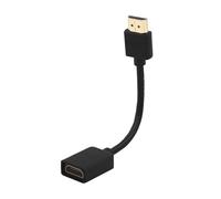 SHIBA-LINK Rallonge de Câble HDMI Male Femelle 4K Prolongateur HDMI Mâle Femelle pour TV Stick 14CM[268]