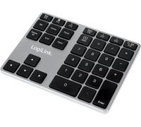 SHIBA-LogiLink ID0187 - Pavé numérique Bluetooth avec 35 touches et touches de fonction pour Windows/MacOS Aluminium[805]