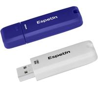 SHIBA-Lot de 2 Clé USB, 64 Go USB 3.1 Flash Drive, PenDrive, couleurs classiques: blanc, bleu[891]