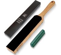 Shiba-Ls6p1 Kit D'affûtage En Cuir Avec Pâte À Polir Pour Aiguiser Les Couteaux Bloc De Pales De 36 X 5 Cm Pour L'affûtage Des Boi[1