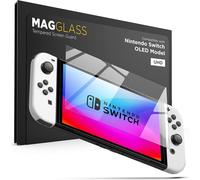 Shiba-Magglass Protection D'écran Compatible Avec Nintendo Switch Oled (2021) Uhd En Verre Trempé[2979]