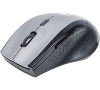 SHIBA-MANHATTAN Curve Wireless Mouse, Grey/Black, Adjustable DPI (800, 1200 Or 1600dpi), 2.4Ghz (up to 10m), USB, Optical, Five Bu[1