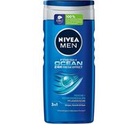 Shiba-Men Gel Douche De Soins De L'océan Frais (250 Ml), Avec Minéraux Marins Et Parfum Océanique Frais, Douche Rafraîchissante Po[1
