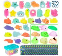 SHIBA-Mochi Squishy Kawaii Cadeau Anniversaire Enfants Invites Pack 40 - Cadeaux Anniversaire Invités Enfant avec Phosphorescen[1