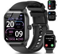 Shiba-Montre Connectée Femme Homme, 2.01'' Hd Smartwatch Avec Répondre/Numéroter/Podometre/Moniteur Sommeil/Cardiofréquencemètre, [1