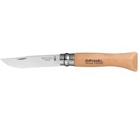 Shiba-Opinel - N°06 Couteau De Poche En Blister - Lame 7 Cm Acier Inox, Manche Bois De Hêtre, Usage Quotidien, Bague De Sécurité V[1