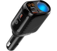 Shiba-Pd Usb Chargeur De Voiture Allume Cigare Adaptateur, Prise Allume Cigare 12v-24v, 120w Usb C Chargeur De Voiture Avec Interr[2