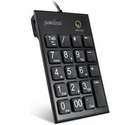 SHIBA-Perixx PERIPAD-202H Pavé Numérique Pour PC - 2 Hubs - Touche Tab - USB - Noir[370]