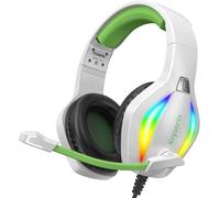 SHIBA-PG1 Casque Gaming pour PS4, PS5, PC, Xbox, Nintendo Switch, Casque Gamer avec Son Microphone Stéréo AI, Casque avec Prise Ja[1