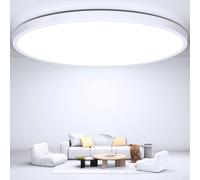 SHIBA-Plafonnier Led Ø30CM, 6500K LED Plafonnier 24W 2600LM Luminaire Plafonnier IP44 Lampe Plafond, Plafonnier LED Salle de Bain [2