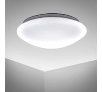 SHIBA-plafonnier LED spécial salle de bain, lumière blanche neutre 4000 Kelvin, LED 12W, éclairage plafond design épuré, Ø 290mm[206