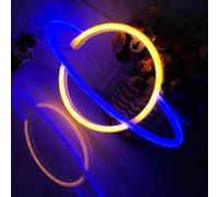SHIBA-Planet Night Light bar café vitrine décoration LED néon logo économie d'énergie portable Camping Night Light batterie/USB do[4