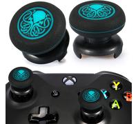 SHIBA-Playrealm FPS Bâton Prises de Pouce Thumbstick Grip et Prolongateur Impression Caoutchouc Silicone Poignée Couvrir 2 ensembl[335]