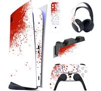Shiba-Playvital Autocollants Skin Pour Ps5 Manette Sticker Vinyle Pour Ps5 Digital Console & Station De Charge & Casque & Télécomm[8