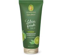Shiba-Primavera Lebensfreude Crème De Douche 200 Ml - Gel Douche, Baume De Douche, Cosmétique Naturel - Parfum Citron Vert, Gingem[1