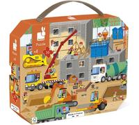 Shiba-- Puzzle Enfant Le Chantier 36 Pièces - Jeu Educatif Motricité Fine Et Concentration - Valisette Poignée - Fabriqué En Franc[5