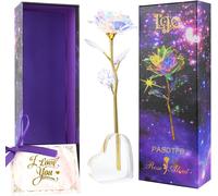 SHIBA-Rose Eternelle Coffret Cadeau Femme 24K Rose Plaqué Or Cadeau Anniversaire Femme Fleur Eternelle Idee Cadeau Anniversaire Ma[8