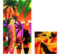 Shiba-Serviette De Plage En Microfibres 100x180cm Drap De Plage De Bain Grande Taille Et À Séchage Rapide Pour Fitness,Voyages,Cam[1