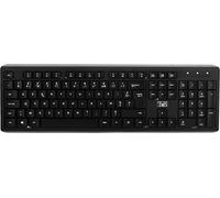 SHIBA-- Silent - Clavier sans Fil Ultra Silencieux - AZERTY - Noir[163]