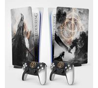 Shiba-Sticker Pour La Ps5cercle D'elden, Autocollant Skin Pour La Ps5 Déco, Console Et Manette, Edition Standard Digitale, Skin Ma[5