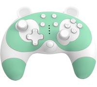 Shiba-Switch Pro Controller For Switch/Lite/Oled, Wireless Pc Gaming Controllers For Kids&girls(Green)[1609]