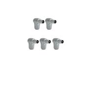 SHIBA- Televes - Lot de 5 pièces mâles Prise Antenne TV Fiche d'antenne coaxiale mâle coupleur pour la télévision par câble IEC[3