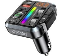 SHIBA-Transmetteur FM Allume Cigare Bluetooth 5,3 avec réglage des aigus et des Basses Émetteur FM Radio appels Mains Libres, Char[3