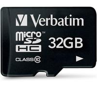SHIBA-U3 Carte mémoire microSDHC 32 Go - noire pour l'enregistrement full HD - pour appareils photo[122]