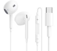 SHIBA-USB C Écouteurs pour iPhone 16 [Certifié MFi] Casque Type C HiFi Stéréo Microphone avec Contrôle du Volume Écouteurs Intra A[2