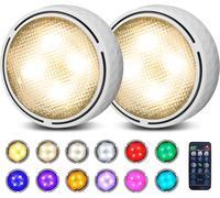 SHIBA-Veilleuse à pile, RGBW Lampe LED sans fil, Lampe Spot LED, Lampe d'armoire pour pour Penderie/Placard Étagère/Entrée/Cuisine[9