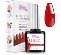 Shiba-Vernis Semi Permanent Uv/Led One Step 12 Ml - Rouge Intense - Semi-Permanent Ongles Brillants Avec Ou Sans Base Et Top Coat[17
