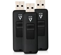 SHIBA-VF24GAR-3PK-3E Slider USB 2.0 Mémoire Flash 4 GB noir (3 Pack)[1390]