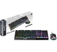 SHIBA-Vigor GK30 FR Combo - Pack Clavier AZERTY et Souris Clutch GM11, Gaming Pleine Taille Filaire, RGB Mystic Light[595]