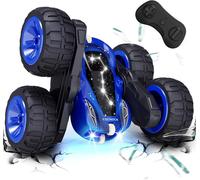 Shiba-Voiture Télécommande Enfants 2.4ghz Type C Facile À Charger Rc Voiture Quatre Roues Motrices Double Face 360 ° Rotation Flip[1