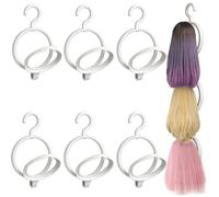 Shibida 6PCS Support de Perruque Plastique Porte Perruque pour Perruques Chapeaux Outil D'affichage de Perruque pour Stocker