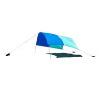 Shibumi Wind Assist, accessoire pour auvent de plage Shibumi Shade® qui aide à fournir de l'ombre dans des conditions de vent moins qu'idéales. Côtés d'ancrage pour une forme semblable à une tente.