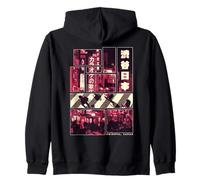 Shibuya Tokyo Y3K Cyberpunk Japan Backprint Streetwear Art Sweat à Capuche
