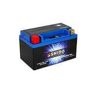 Accessoires de sports motorisés Shido Motorcycle Batteries Batterie 12v 4 ah ltx12-bs shido lithium ion prete a l'emploi (lg150xl87xh130) remplace ytx12-bs