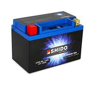 Shido LTX9-BS / YTX9-BS Batterie au lithium pour Kymco Dink 125 12 V/8 Ah 150 x 87 x 105 mm