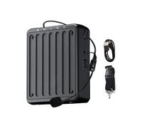 SHIDU Amplificateur de Voix pour Enseignants, Amplificateur de Voix Portable avec Microphone pour Casque pour Guides Touristiques,