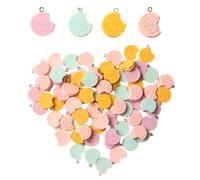 SHIDXIB Lot de 40 breloques en résine biscuit, idéales pour la fabrication de bijoux, pour bracelets, colliers et boucles d'oreilles