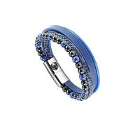 SHIEAGLELD Bracelet Homme Cuir, Bracelets perle Homme, bracelet homme acier, Magnetique Boucle en Acier Inoxydable et Boîte à Bijoux, Bracelet Exclusive pour l'idée de Cadeaux pour Hommes