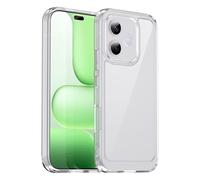 SHIEID Coque de téléphone Portable Motorola Edge 70 Fusion+, Technologie Hybride PC + TPU, Coque de Protection Anti-Choc, sans décoloration, Etui pour Motorola Edge 70 Fusion+-Transparent