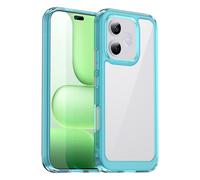 SHIEID Coque de téléphone Portable Motorola Edge 70 Fusion+, Technologie Hybride PC + TPU, Coque de Protection Anti-Choc, sans décoloration, Etui pour Motorola Edge 70 Fusion+-Bleu